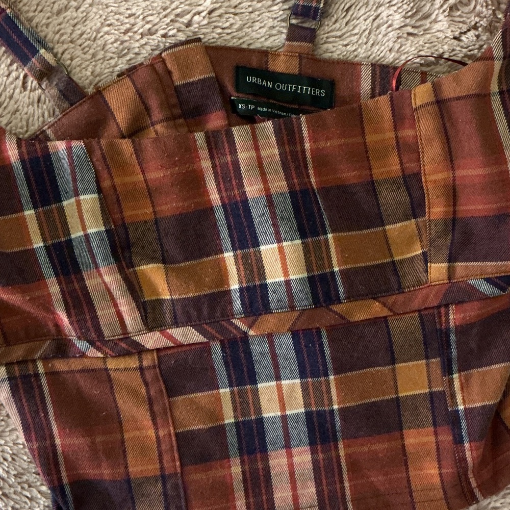 Urban Outfitters Multicolor Plaid short tank